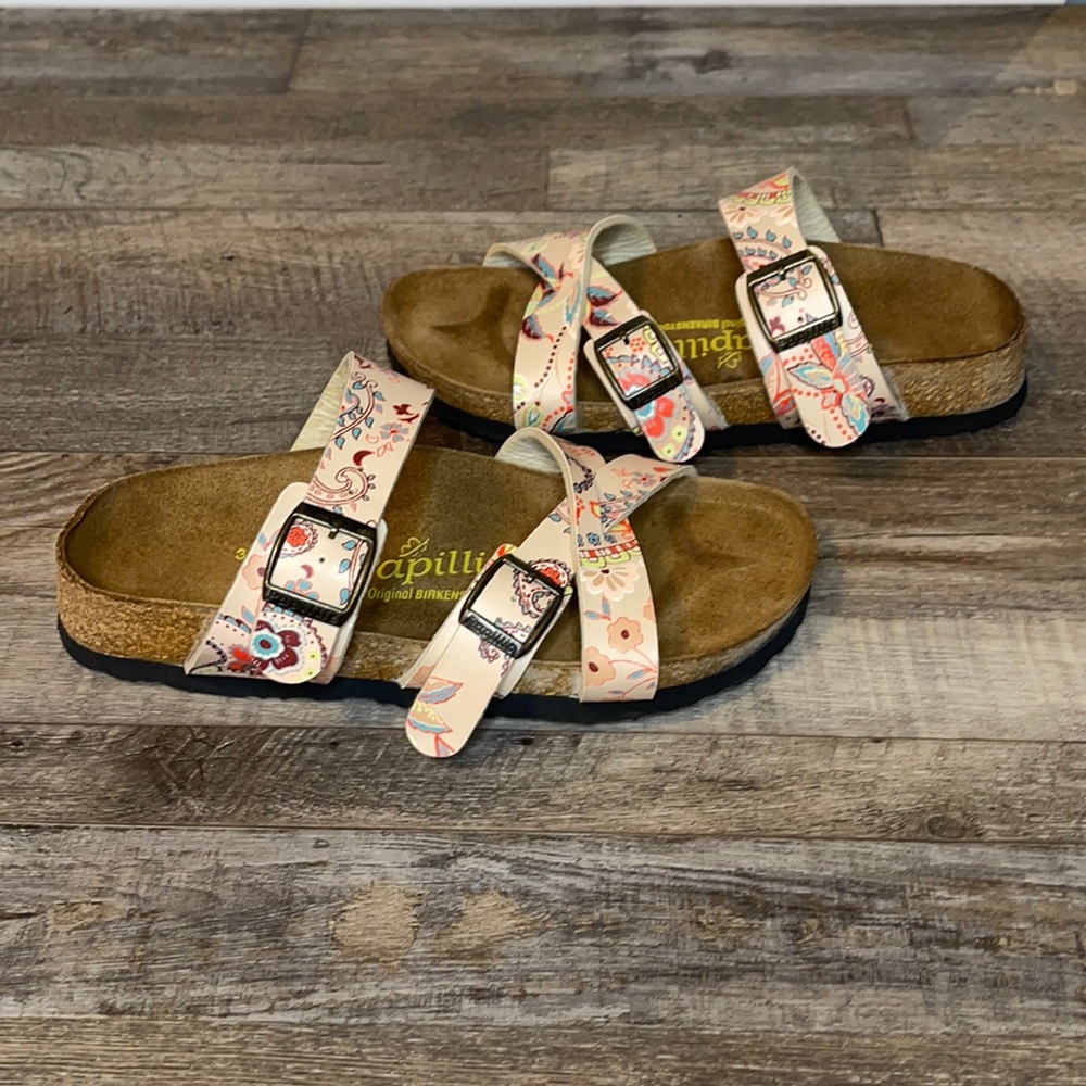 Birkenstock Papillio Criss Cross Paisley Sandals